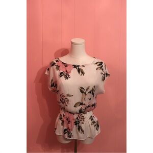 Dynamite Floral Print Women's Top
